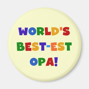 Imã Os melhores presentes de cores brilhantes de Opa d