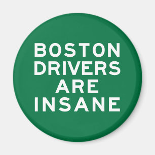 Imã Os Motoristas de Boston São Loucos