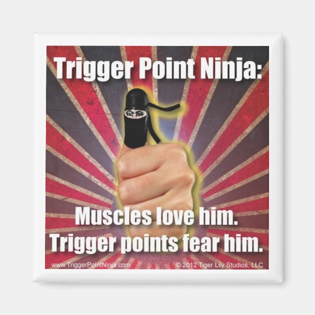 Imã Os Músculos Ninja ® Do Trigger Adoram-No (Frente)