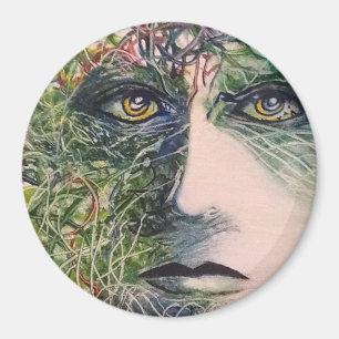 Imã Os olhos - arte moderna original