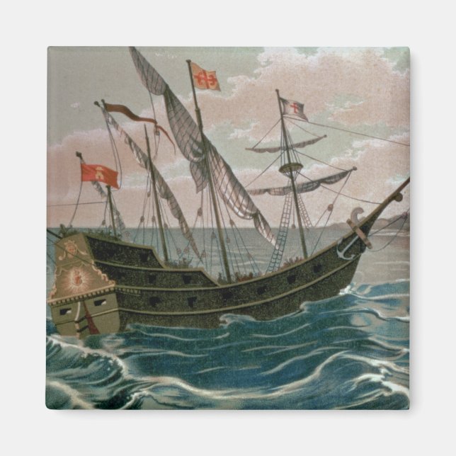 Imã Os Papais noeis Maria Aproximando-se da Costa do N (Frente)