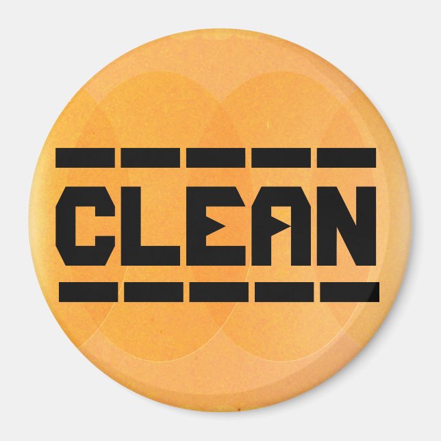 Imã Os pratos estão limpos (Frente)