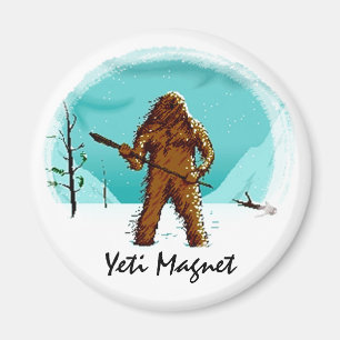 Imã Os presentes grandes do pé de Bigfoot do Yeti
