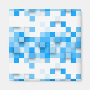 Imã Os quadrados de SlipperyJoe - mosaico moderno trab