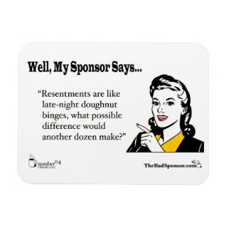 Ímã Os ressentimentos são como (versão PG)...