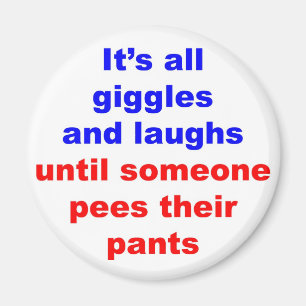 Imã Os risos & riem calças dos xixis