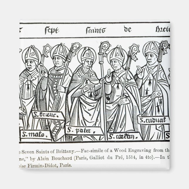 Imã Os sete Santos da Bretanha (Frente)