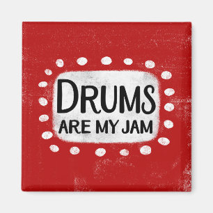 Imã Os Tambores São O Meu Magnetinho De Refrigerador