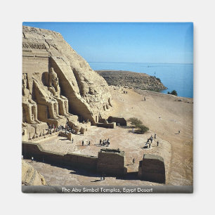 Imã Os templos de Abu Simbel, deserto de Egipto