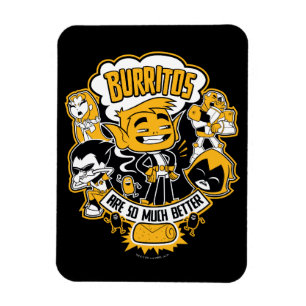 Ímã Os titã adolescentes vão! O menino "Burritos do