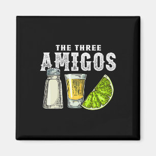 Imã Os Três Limões Amigos Sal Tequila Cinco Engraçados