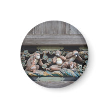 os três macacos de Nikko - Three wise monkeys