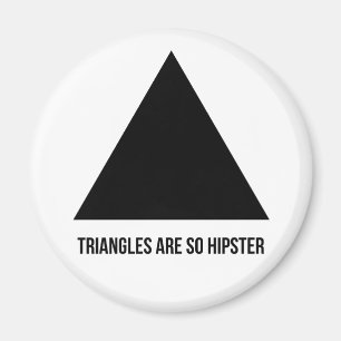 Imã os triângulos são assim ímã do hipster