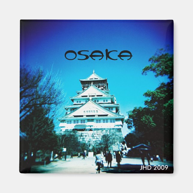 Imã Osaka Castle Magnet (Frente)