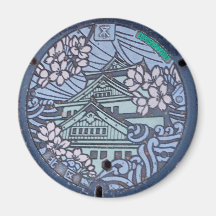 Osaka Castle Manhole Cobrir