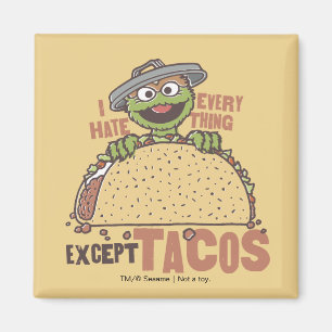 Imã Oscar Detesto Tudo Exceto Tacos