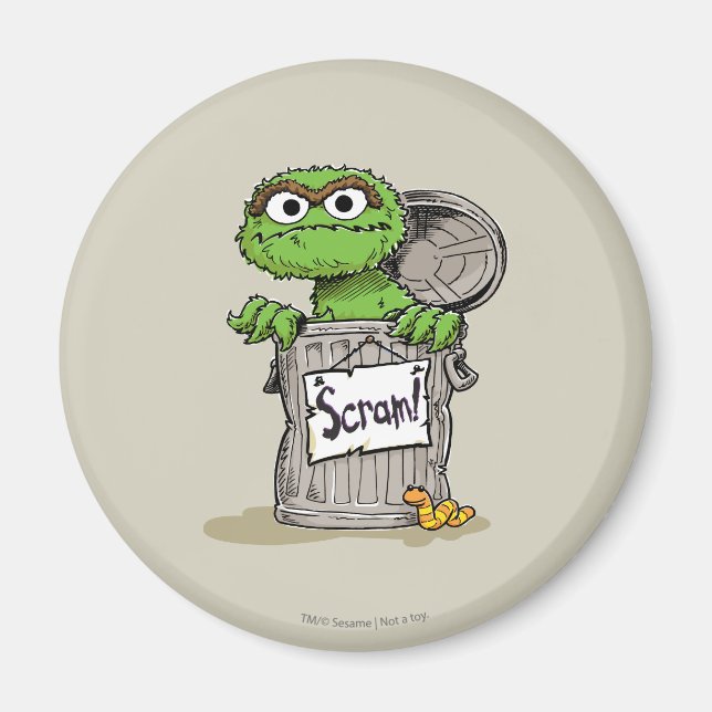 Imã Oscar, o Grouch Scram (Frente)