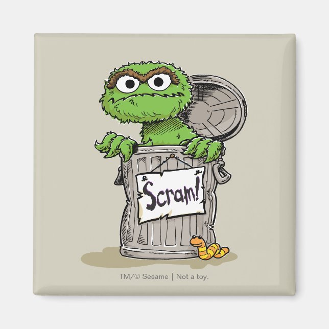 Imã Oscar, o Grouch Scram (Frente)