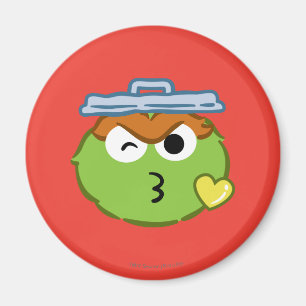 Imã Oscar Rosto Jogando Beijo