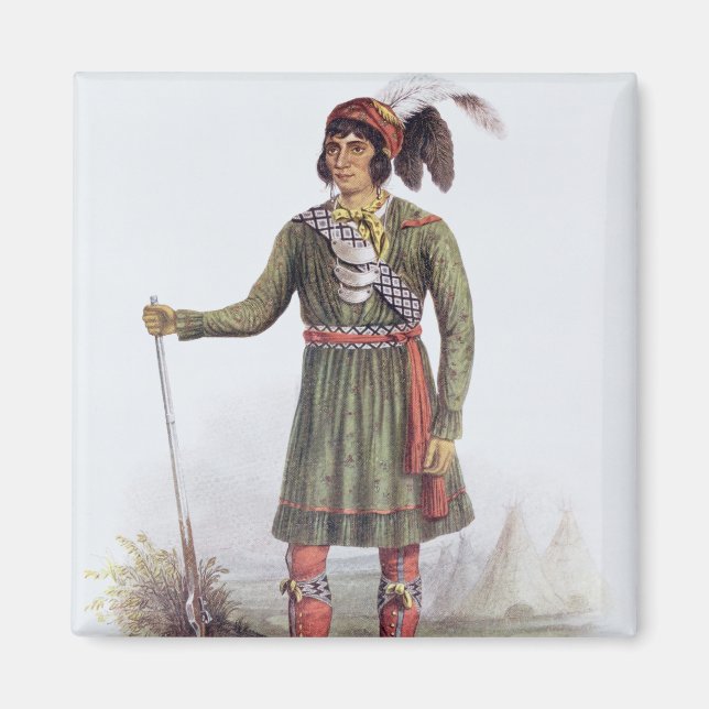 Imã Osceola ou "Sol Ascensão", um Líder Seminole (Frente)