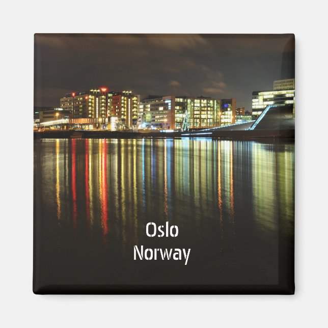 Imã Oslo, Noruega à noite (Frente)