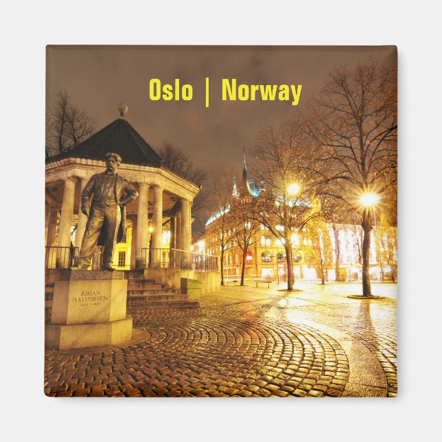 Imã Oslo, Noruega à noite (Frente)