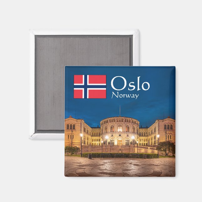 Imã Oslo Noruega Lembrança (Front/Back)