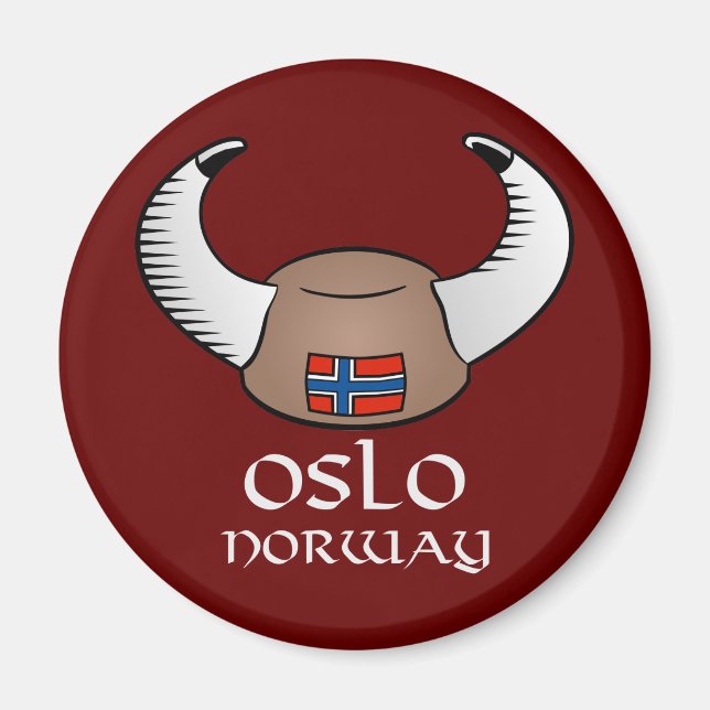 Imã Oslo Noruega Viking Hat (Frente)