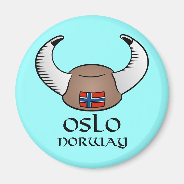 Imã Oslo Noruega Viking Hat (Frente)