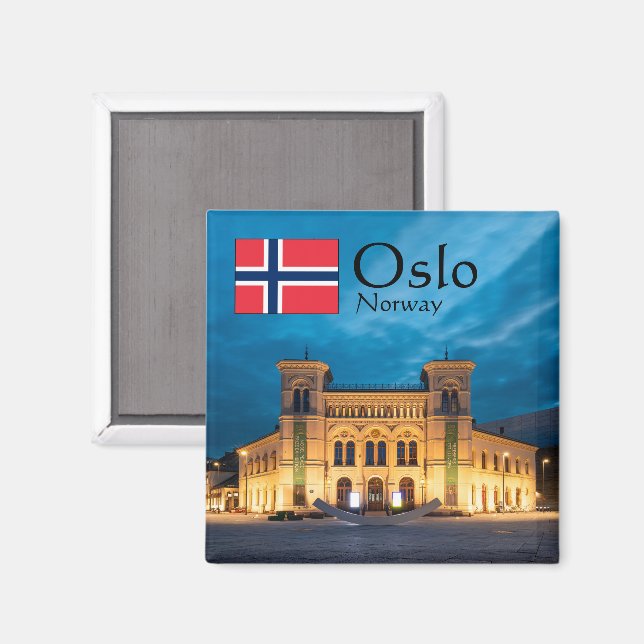 Imã Oslo Souvenir (Front/Back)