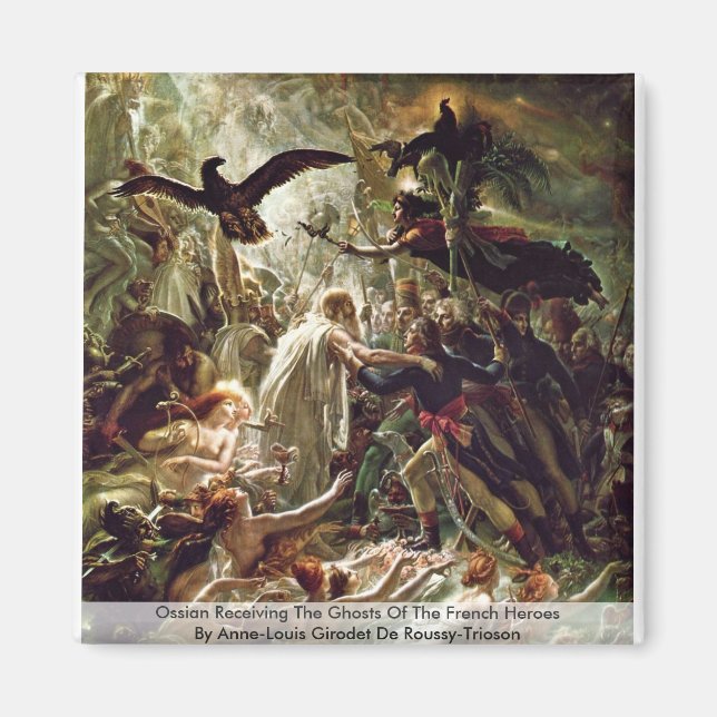 Imã Ossian Recebendo Os Fantasmas Dos Heróis Franceses (Frente)