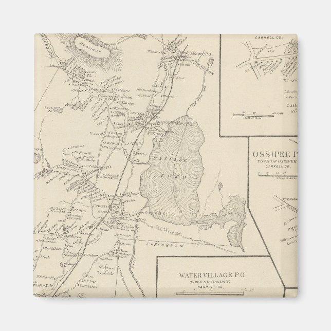 Imã Ossipee, Carroll Co (Frente)
