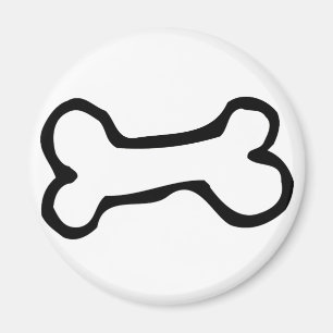 Imã Osso de cão bonito dos desenhos animados