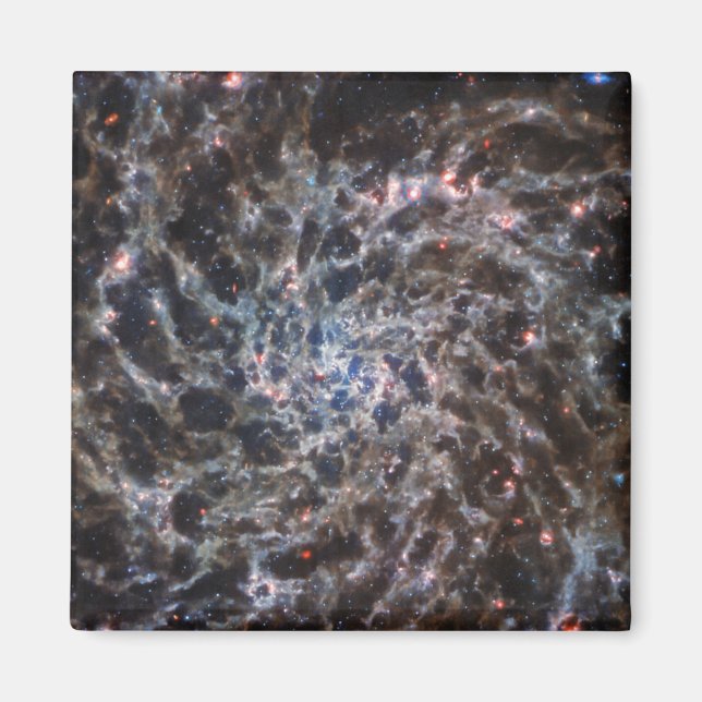 Imã Ossos da Galaxy IC5332 do JWST (Frente)