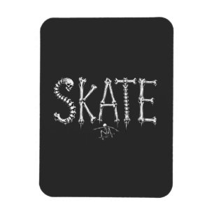Ímã Ossos de skate esqueleto