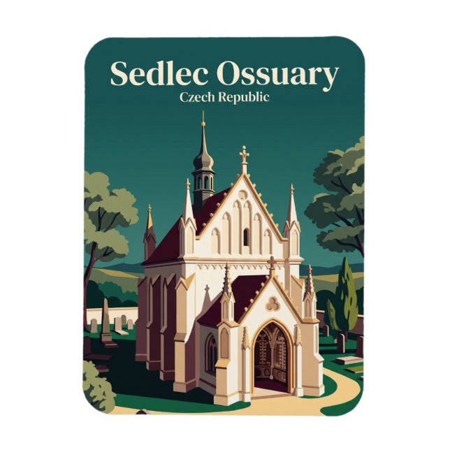 Ímã Ossuário de Sedlec República Tcheca (Vertical)