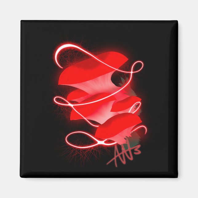 Imã Ostra Encantada Lingueira Vermelha (Frente)