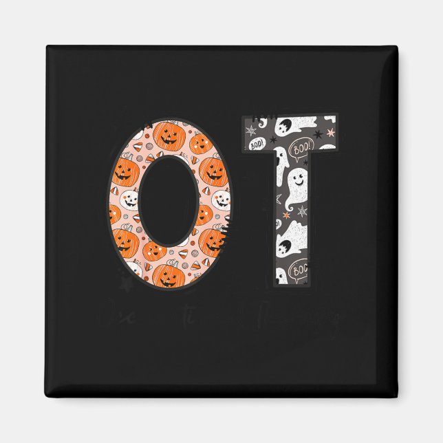 Imã Ot Occupational Therapy Therast Halloween Ota Soky (Frente)