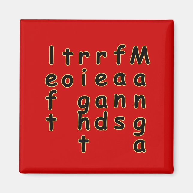 Imã Otaku Manga Fan Piada Magnets (Frente)