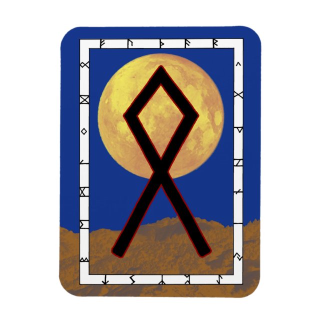 Ímã Othala Viking Rune Magnet - Casa! (Vertical)