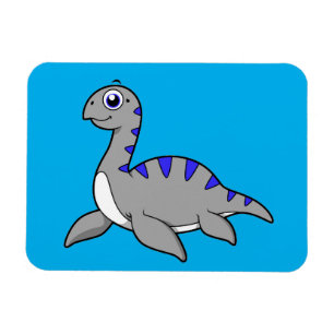 Ímã Ótima Ilustração De Um Monstro De Loch Ness.