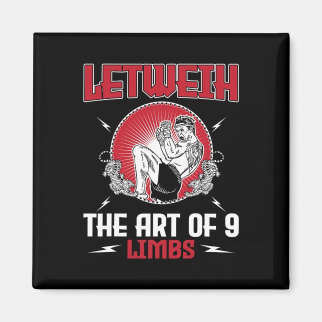 Imã Ótimo Conjunto de Boxe Lethwei Chute Mma Kickboxin (Frente)