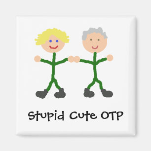 Imã OTP bonito estúpido Sam/ímã de Jack