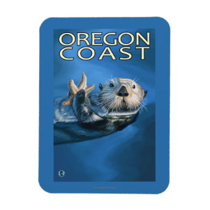 Ímã Otter Mar da Costa do Oregon