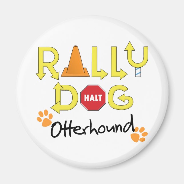 Imã Otterhound Rally Dog (Frente)