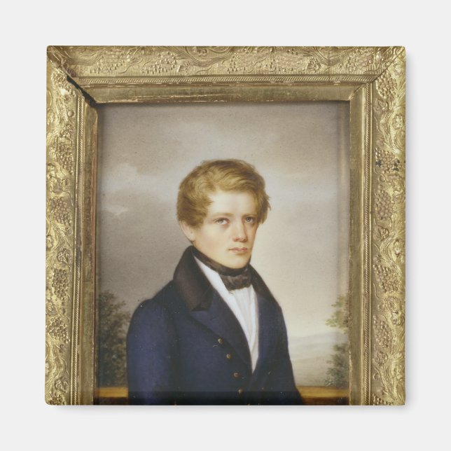 Imã Otto von Bismarck como estudante, 1833 (Frente)