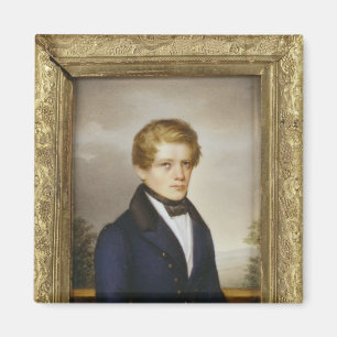 Imã Otto von Bismarck como um estudante, 1833