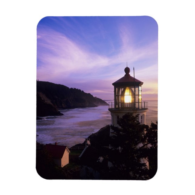 Ímã OU, Costa de Oregon, Farol da Cabeça de Heceta, li (Vertical)