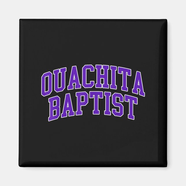 Imã Ouachita Baptist University Athletics Vintage Arch (Frente)