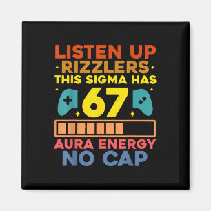 Imã Ouça Rizzlers Aura Energy 67 Sem Cap Sigma Mem